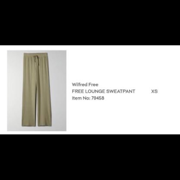 Aritzia - Wilfred Free,Free Lounge Sweatpant High-waisted, wide-leg sweatpants - Picture 2 of 3